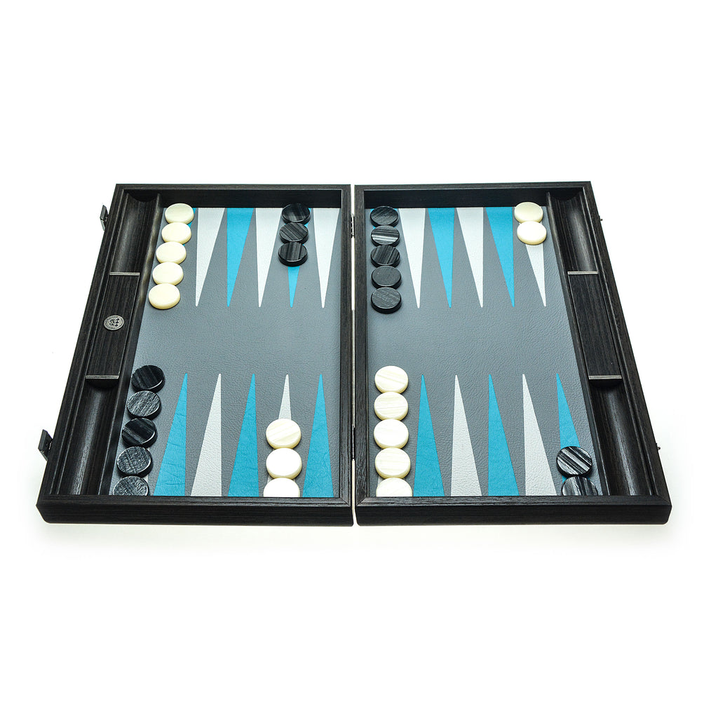 Turquoise Blue Minimalist Art Backgammon Manopoulos Chess And Backgammon