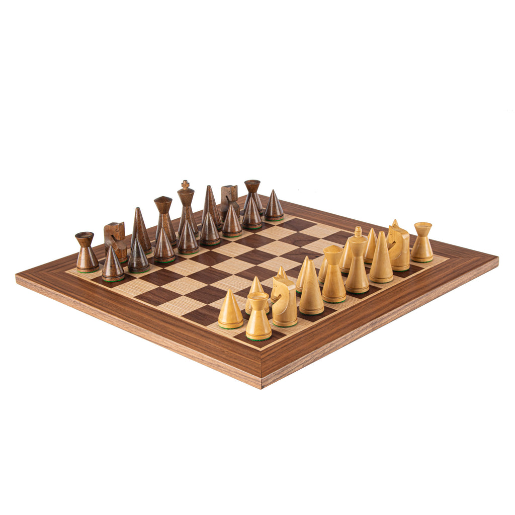 15 Inch Chess Set Antique Walnut – Kaoori Chess