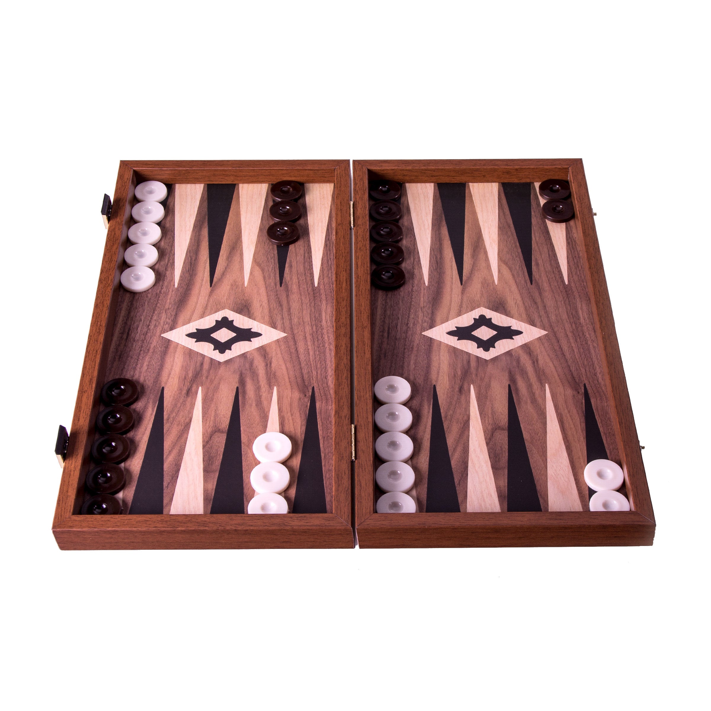 WALNUT REPLICA wood - MANOPOULOS Chess & Backgammon