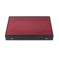 Premium Handcrafted Leatherette Crocodile Tote Backgammon Set - Burgundy Red, Black & Ice White - Premium Backgammon from MANOPOULOS Chess & Backgammon - Just €215! Shop now at MANOPOULOS Chess & Backgammon