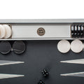 SILVER GRID TEXTURE with RUBBER PLAYING FIELD Backgammon - Premium Backgammon from MANOPOULOS Chess & Backgammon - Just €199! Shop now at MANOPOULOS Chess & Backgammon