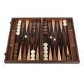 Premium Handcrafted Ebony Macassar Backgammon Set - Walnut & Oak Points - Premium Backgammon from MANOPOULOS Chess & Backgammon - Just €299! Shop now at MANOPOULOS Chess & Backgammon