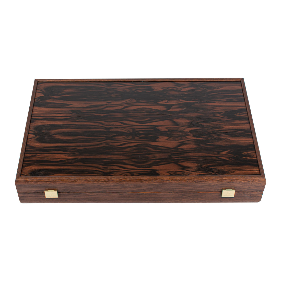 Premium Handcrafted Ebony Macassar Backgammon Set - Walnut & Oak Points - Premium Backgammon from MANOPOULOS Chess & Backgammon - Just €299! Shop now at MANOPOULOS Chess & Backgammon