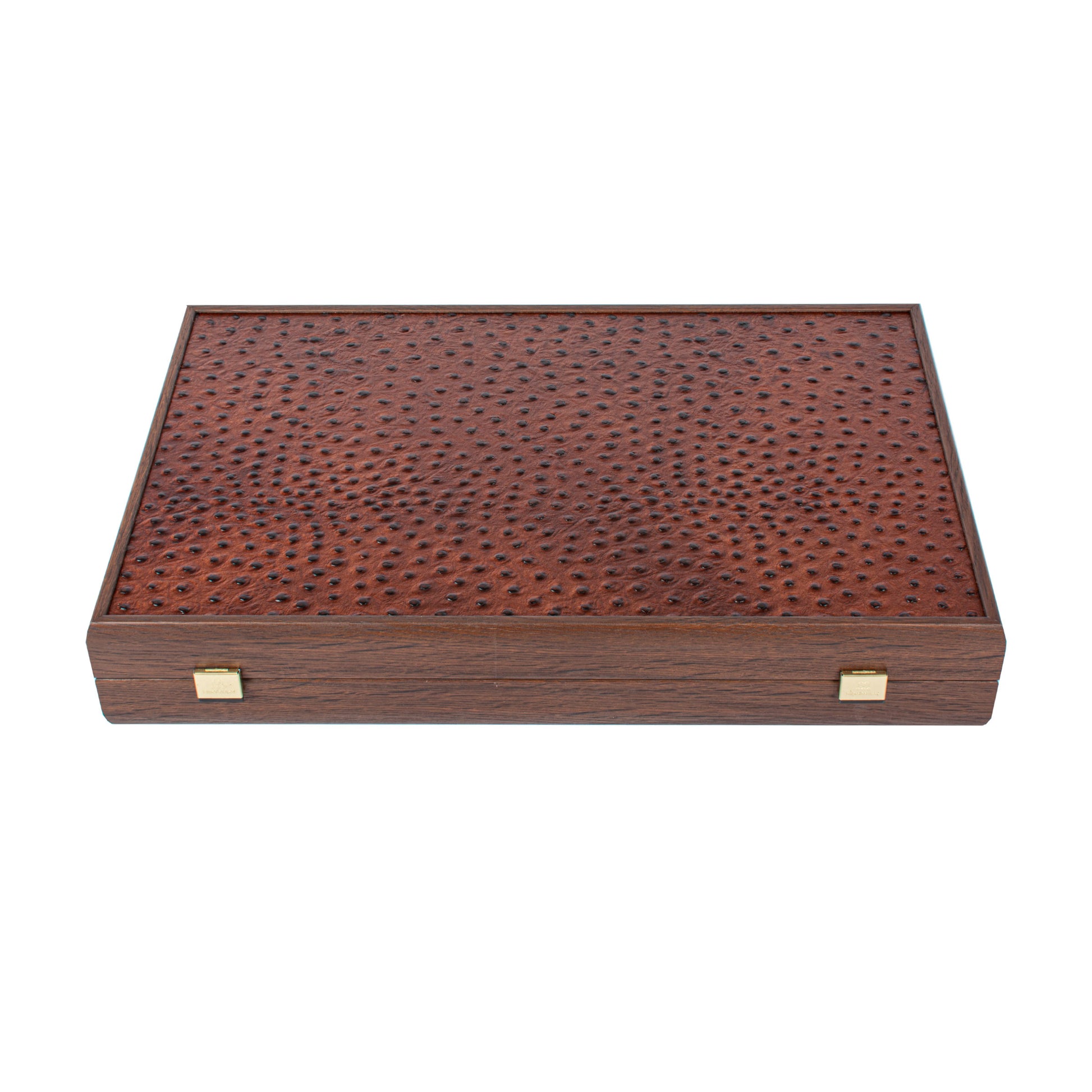 OSTRICH TOTE IN BROWN LEATHER Backgammon - Premium Backgammon from MANOPOULOS Chess & Backgammon - Just €519! Shop now at MANOPOULOS Chess & Backgammon