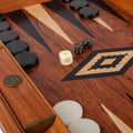 Premium Handcrafted Rosewood Backgammon Set - Black & Oak Points - Premium Backgammon from MANOPOULOS Chess & Backgammon - Just €218! Shop now at MANOPOULOS Chess & Backgammon