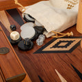 Premium Handcrafted Rosewood Backgammon Set - Black & Oak Points - Premium Backgammon from MANOPOULOS Chess & Backgammon - Just €218! Shop now at MANOPOULOS Chess & Backgammon