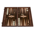 Premium Handcrafted Ziricote Bookmatch Backgammon Set - Thermo Oak, Walnut & Oak Points - Premium Backgammon from MANOPOULOS Chess & Backgammon - Just €299! Shop now at MANOPOULOS Chess & Backgammon