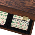 Luxury Mahjong Tiles Set in California Walnut Burl Case - Premium Dominoes from MANOPOULOS Chess & Backgammon - Just €155! Shop now at MANOPOULOS Chess & Backgammon