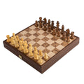 Handcrafted Walnut Burl Chess Set - 35x35cm with Staunton Chessmen (7.6cm King) - Premium Chess from MANOPOULOS Chess & Backgammon - Just €168! Shop now at MANOPOULOS Chess & Backgammon