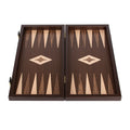 Handcrafted Wenge 3-in-1 Chess, Backgammon, and Checkers Set - Elegant Marquetry Design - Premium Backgammon from MANOPOULOS Chess & Backgammon - Just €95! Shop now at MANOPOULOS Chess & Backgammon