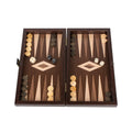 Handcrafted Wenge 3-in-1 Chess, Backgammon, and Checkers Set - Elegant Marquetry Design - Premium Backgammon from MANOPOULOS Chess & Backgammon - Just €95! Shop now at MANOPOULOS Chess & Backgammon