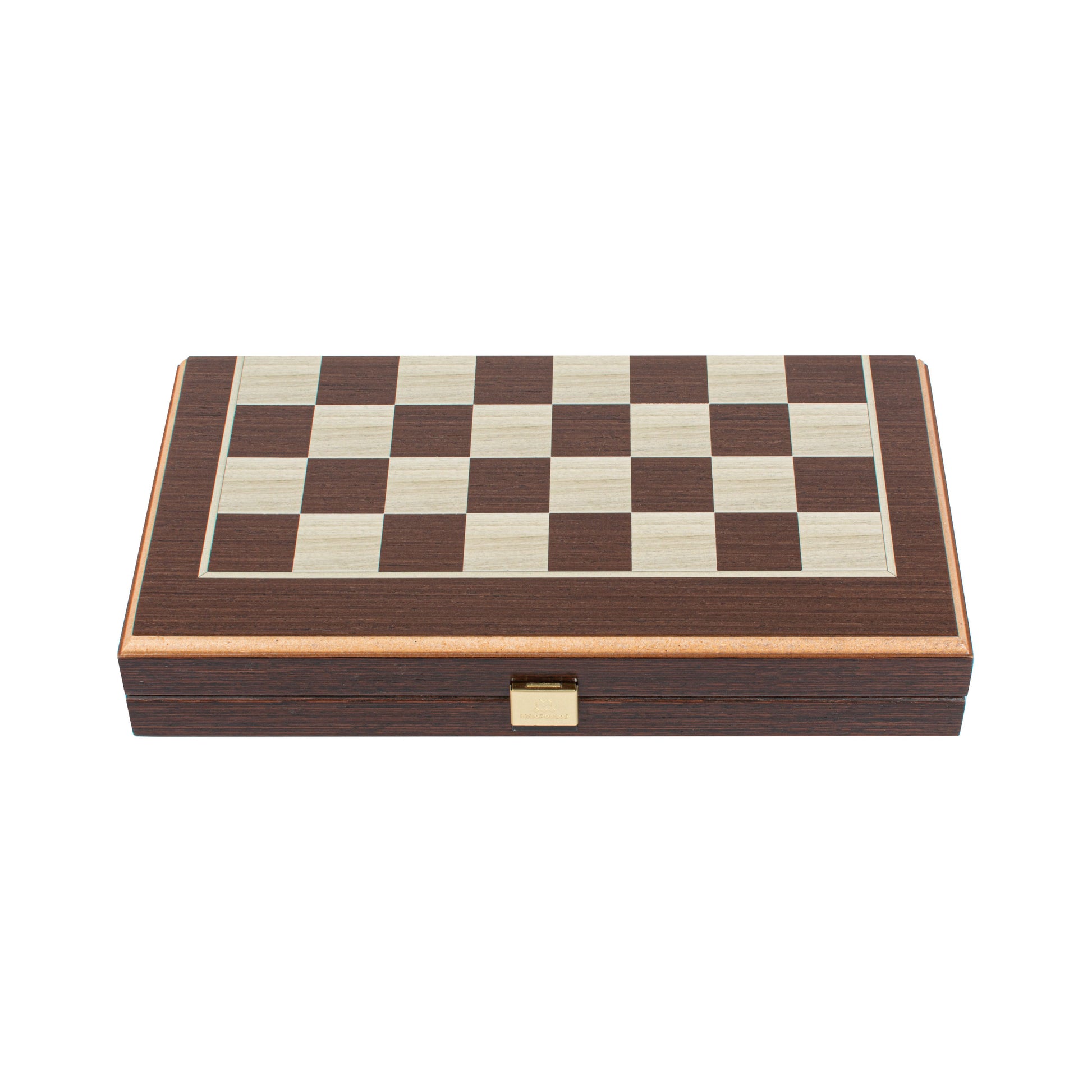 Handcrafted Wenge 3-in-1 Chess, Backgammon, and Checkers Set - Elegant Marquetry Design - Premium Backgammon from MANOPOULOS Chess & Backgammon - Just €95! Shop now at MANOPOULOS Chess & Backgammon