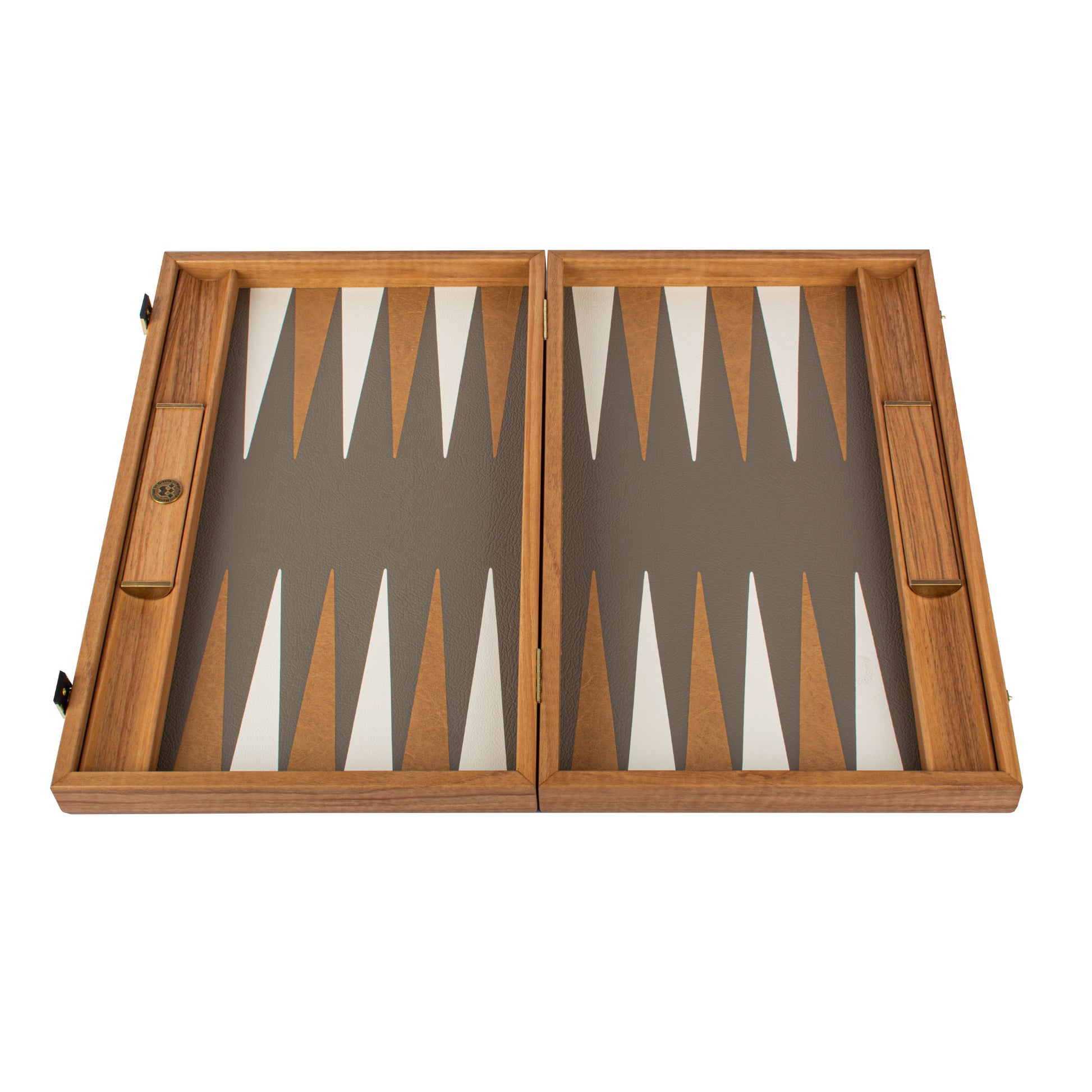 SNAKE TOTE IN GREY AND BEIGE COLOUR LEATHER Backgammon - Premium Backgammon from MANOPOULOS Chess & Backgammon - Just €519! Shop now at MANOPOULOS Chess & Backgammon