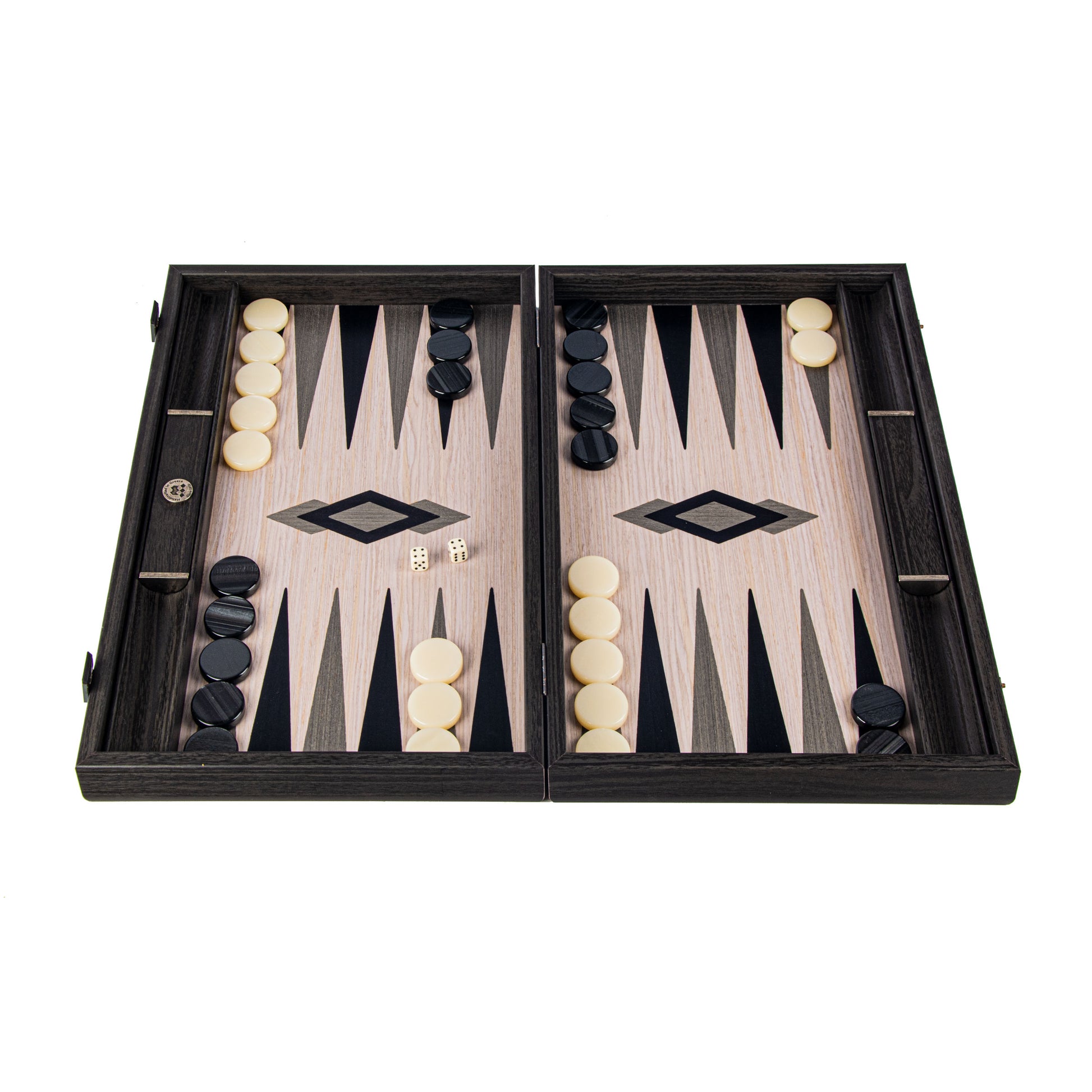 GRID WOOD ILLUSION Backgammon - Premium Backgammon from MANOPOULOS Chess & Backgammon - Just €520! Shop now at MANOPOULOS Chess & Backgammon