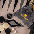 Premium Handcrafted Grid Wood Illusion Backgammon Set - Premium Backgammon from MANOPOULOS Chess & Backgammon - Just €520! Shop now at MANOPOULOS Chess & Backgammon