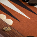Premium Leatherette Caramel Brown Backgammon Set - Premium Backgammon from MANOPOULOS Chess & Backgammon - Just €215! Shop now at MANOPOULOS Chess & Backgammon