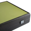 OLIVE GREEN Backgammon - Premium Backgammon from MANOPOULOS Chess & Backgammon - Just €215! Shop now at MANOPOULOS Chess & Backgammon