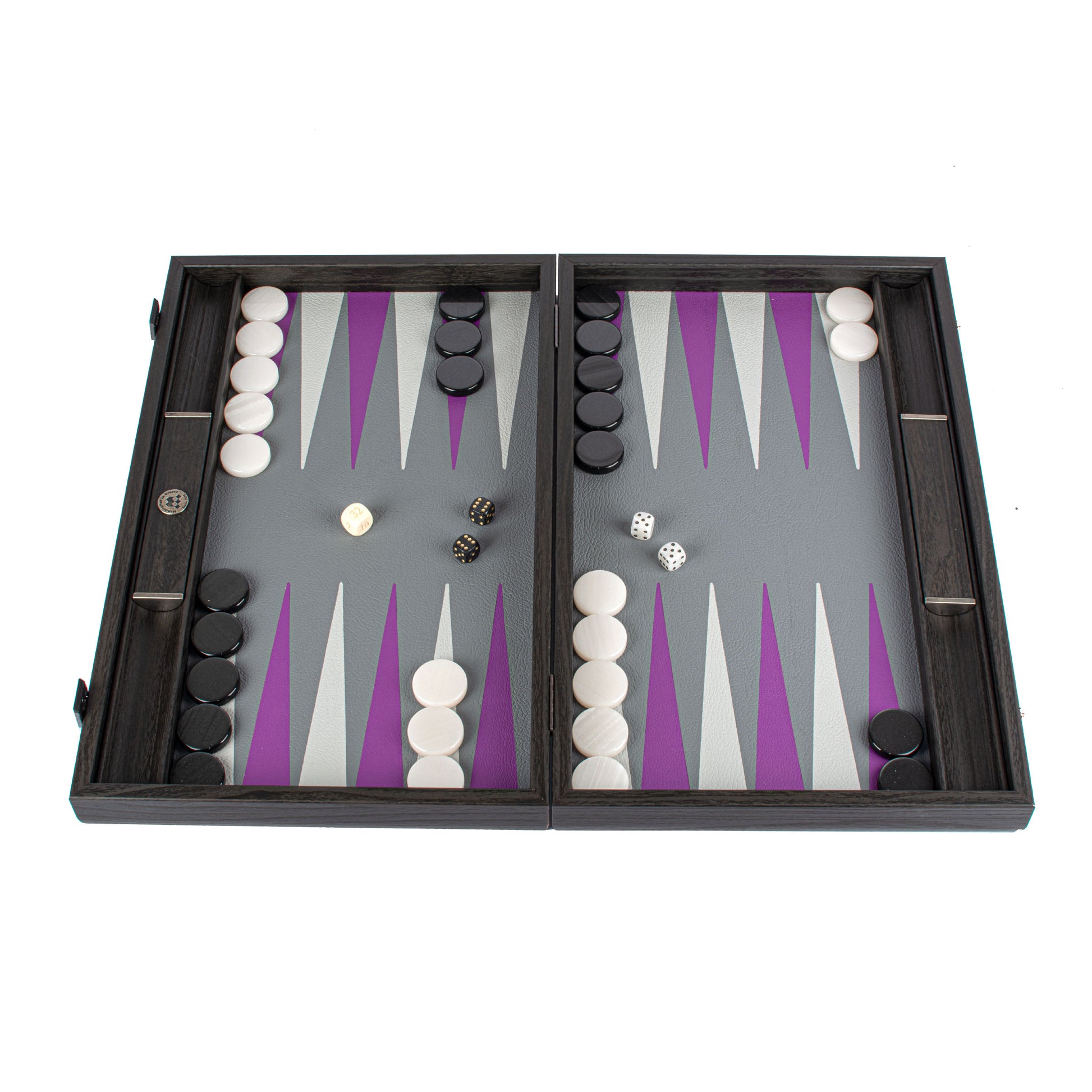 TRAFFIC PURPLE MINIMALIST ART Backgammon - Premium Backgammon from MANOPOULOS Chess & Backgammon - Just €149! Shop now at MANOPOULOS Chess & Backgammon