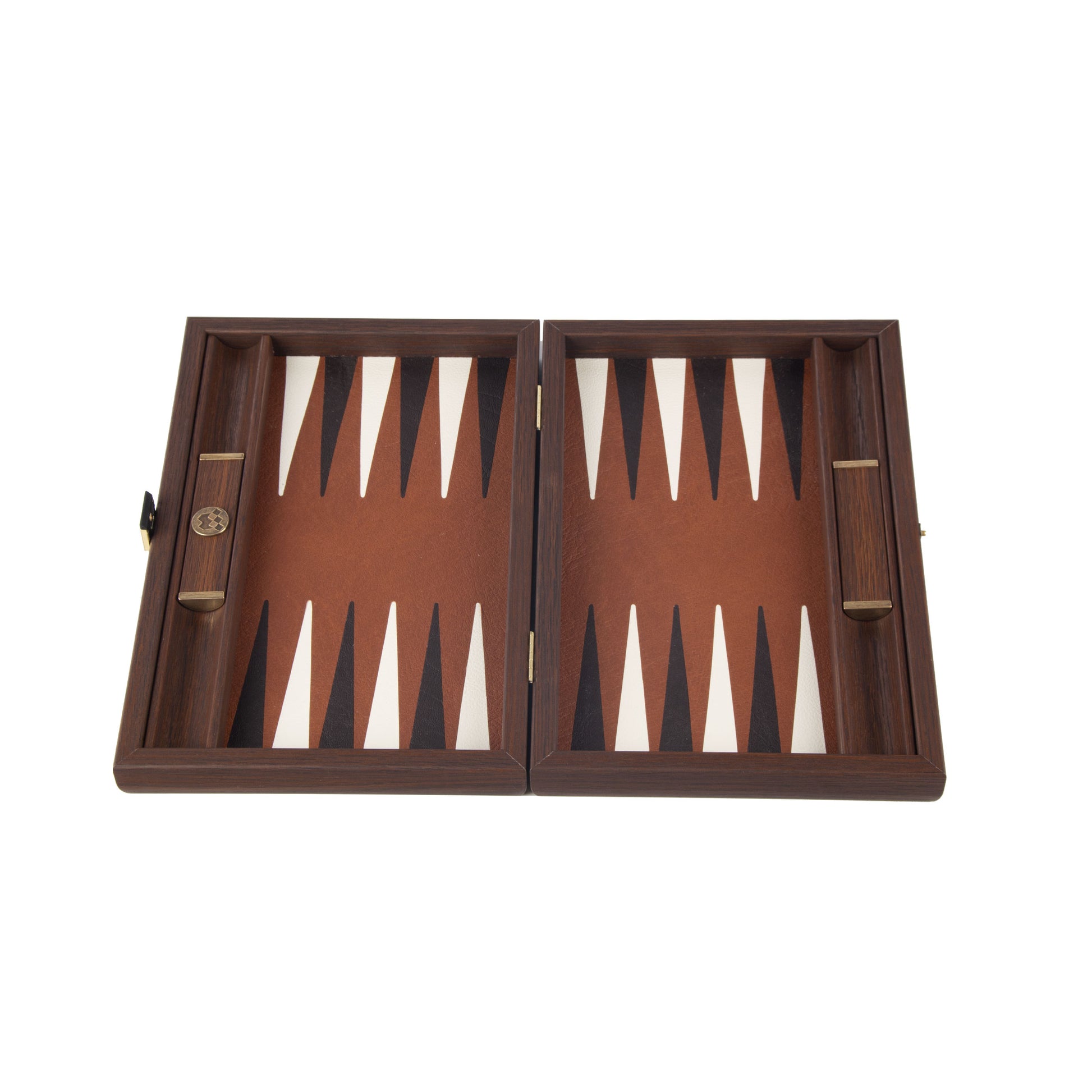 CARAMEL BROWN Backgammon (Travel Size) - Premium Backgammon from MANOPOULOS Chess & Backgammon - Just €119! Shop now at MANOPOULOS Chess & Backgammon