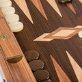 Premium Handcrafted Walnut Natural Tree Trunk Backgammon Set - Premium Backgammon from MANOPOULOS Chess & Backgammon - Just €520! Shop now at MANOPOULOS Chess & Backgammon
