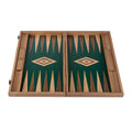 Premium Handcrafted Walnut with Green Oak Backgammon Set - Premium Backgammon from MANOPOULOS Chess & Backgammon - Just €193! Shop now at MANOPOULOS Chess & Backgammon