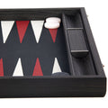 Premium Handcrafted Crocodile Tote in Dark Grey Leather Backgammon Set - Premium Backgammon from MANOPOULOS Chess & Backgammon - Just €519! Shop now at MANOPOULOS Chess & Backgammon