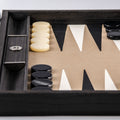 SNAKE TOTE in BLACK LEATHER Backgammon - Premium Backgammon from MANOPOULOS Chess & Backgammon - Just €519! Shop now at MANOPOULOS Chess & Backgammon