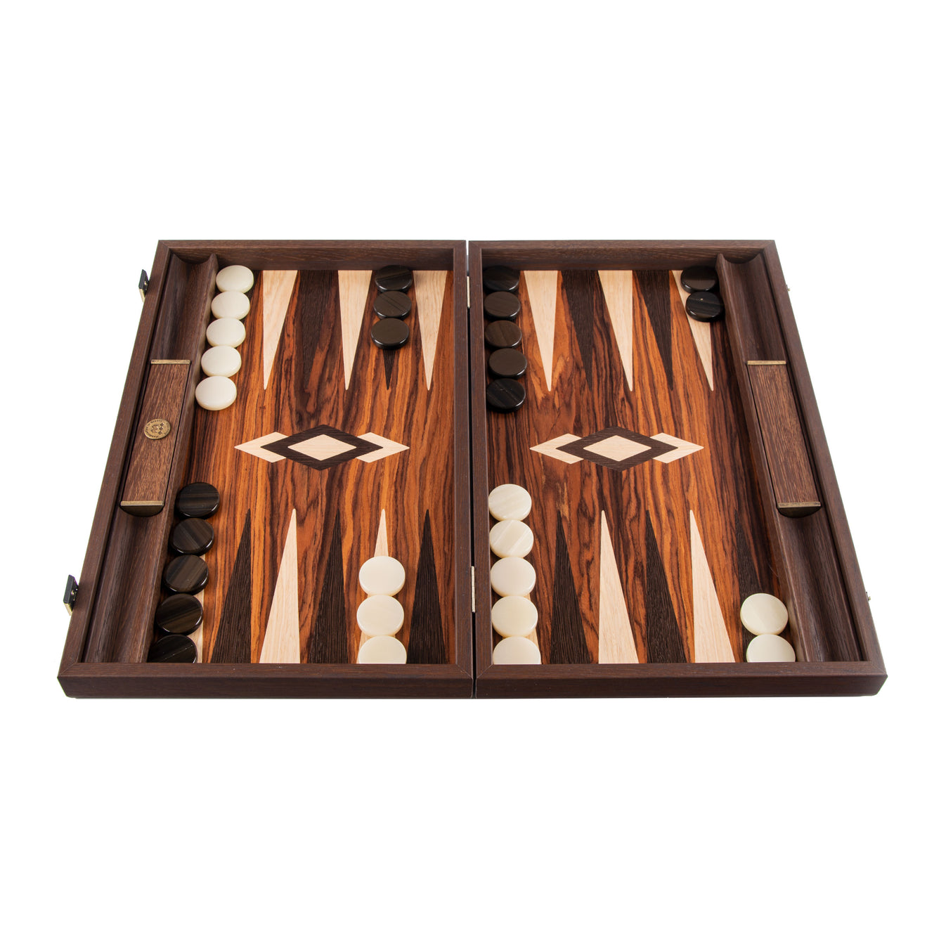 Premium Handcrafted Palisander Crown Cut Backgammon Set | MANOPOULOS ...