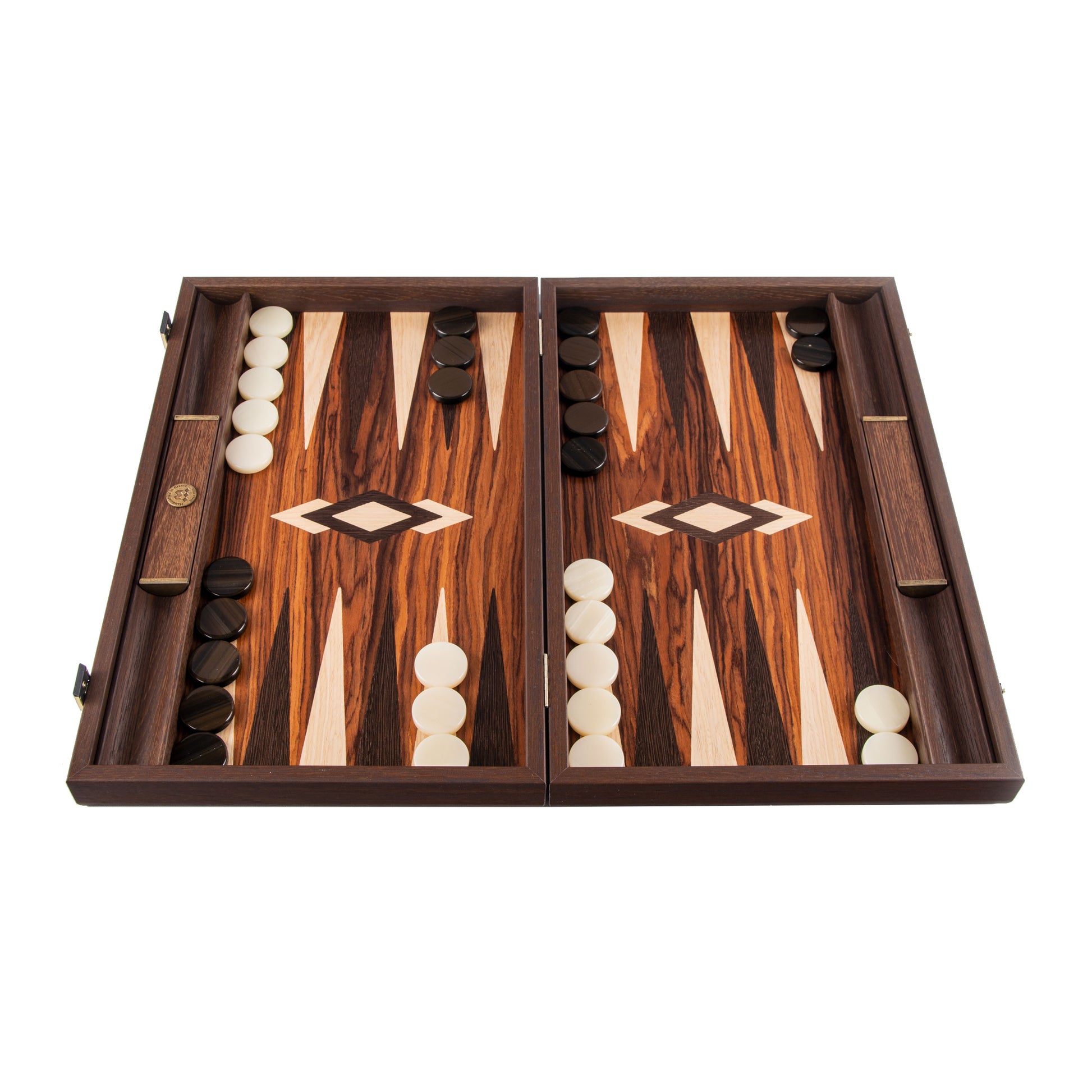 PALISANDER CROWN CUT Backgammon - Premium Backgammon from MANOPOULOS Chess & Backgammon - Just €218! Shop now at MANOPOULOS Chess & Backgammon