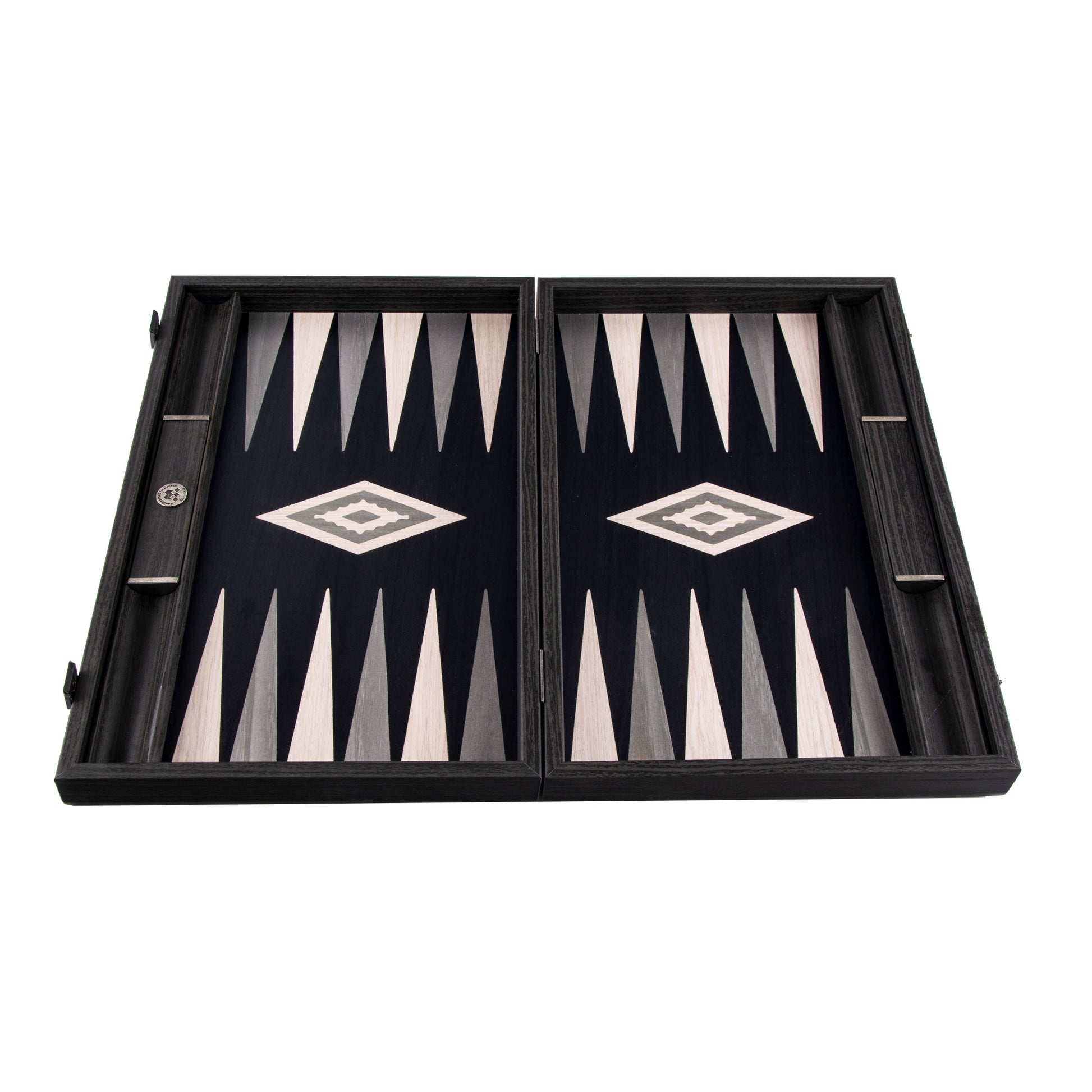 PEARLY GREY VAVONA Backgammon - Premium Backgammon from MANOPOULOS Chess & Backgammon - Just €144! Shop now at MANOPOULOS Chess & Backgammon