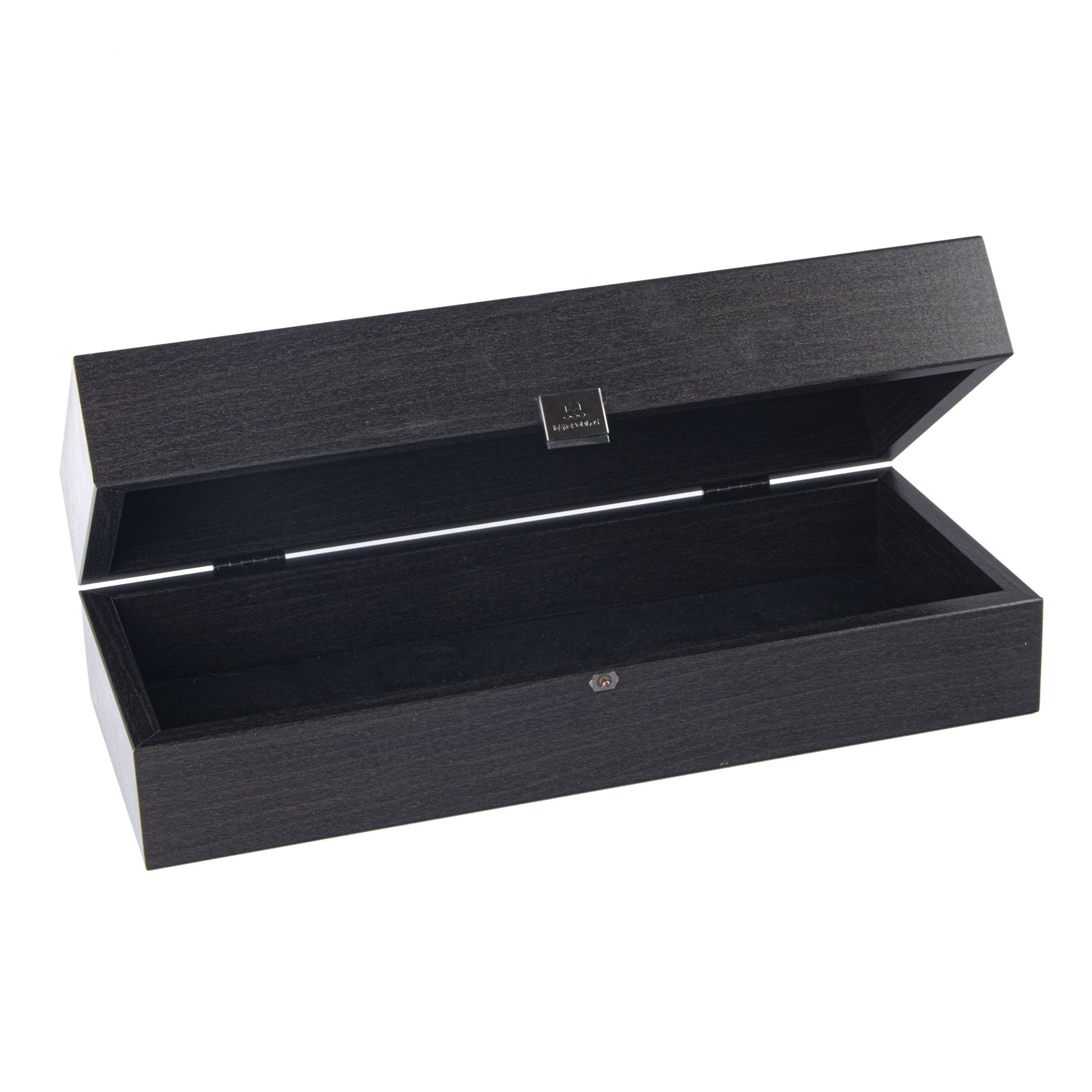 Luxury Black Wine Box with Leatherette Top - Premium Wine Storage - Premium Decorative Objects from MANOPOULOS Chess & Backgammon - Just €29! Shop now at MANOPOULOS Chess & Backgammon
