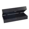 Elegant Black Wooden Wine Box - Luxury Wine Storage Solution - Premium Decorative Objects from MANOPOULOS Chess & Backgammon - Just €19.80! Shop now at MANOPOULOS Chess & Backgammon
