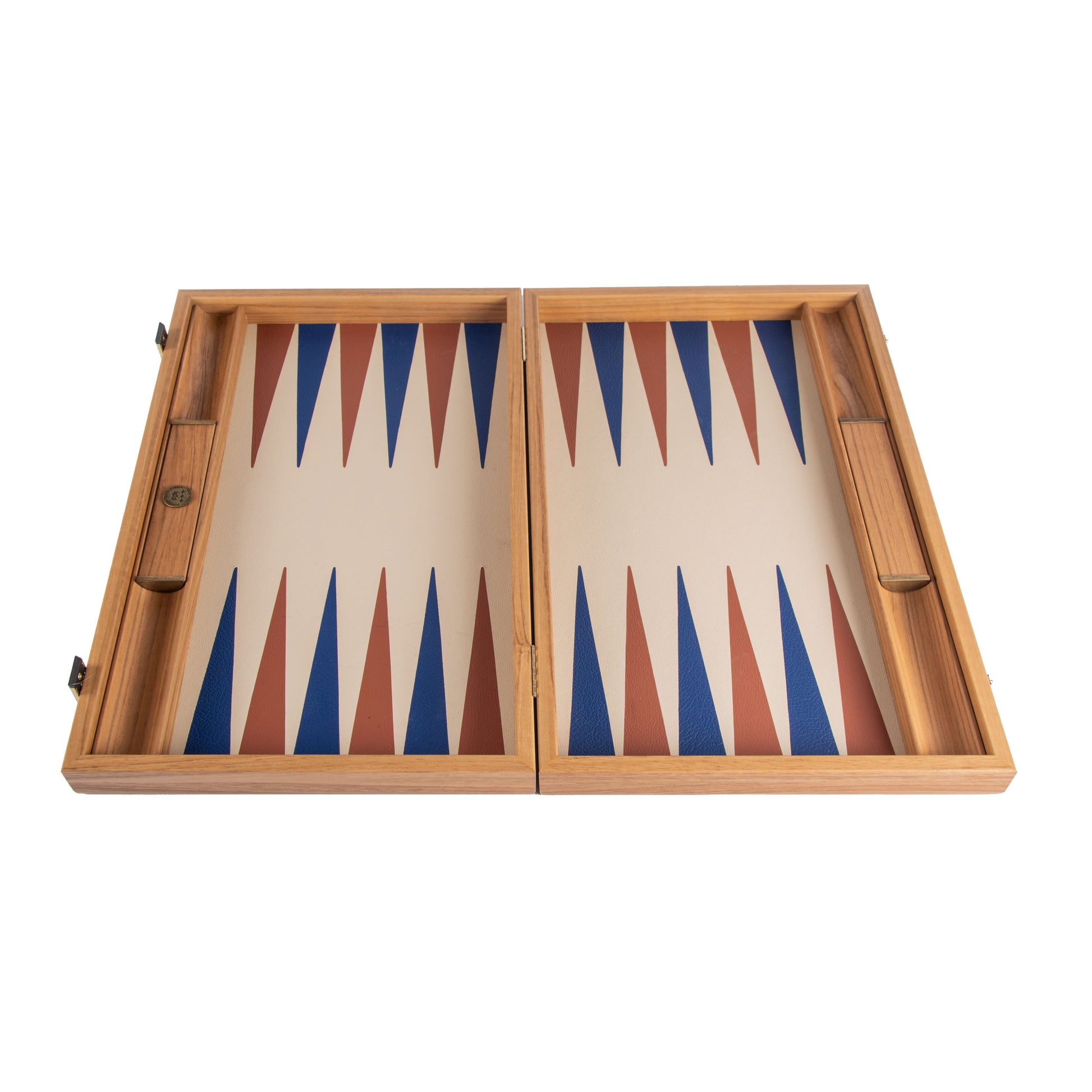 Premium Leatherette Champagne Beige Backgammon Set - Premium Backgammon from MANOPOULOS Chess & Backgammon - Just €175! Shop now at MANOPOULOS Chess & Backgammon