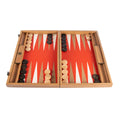 Premium Leatherette Cinnabar Red Backgammon Set - Premium Backgammon from MANOPOULOS Chess & Backgammon - Just €175! Shop now at MANOPOULOS Chess & Backgammon