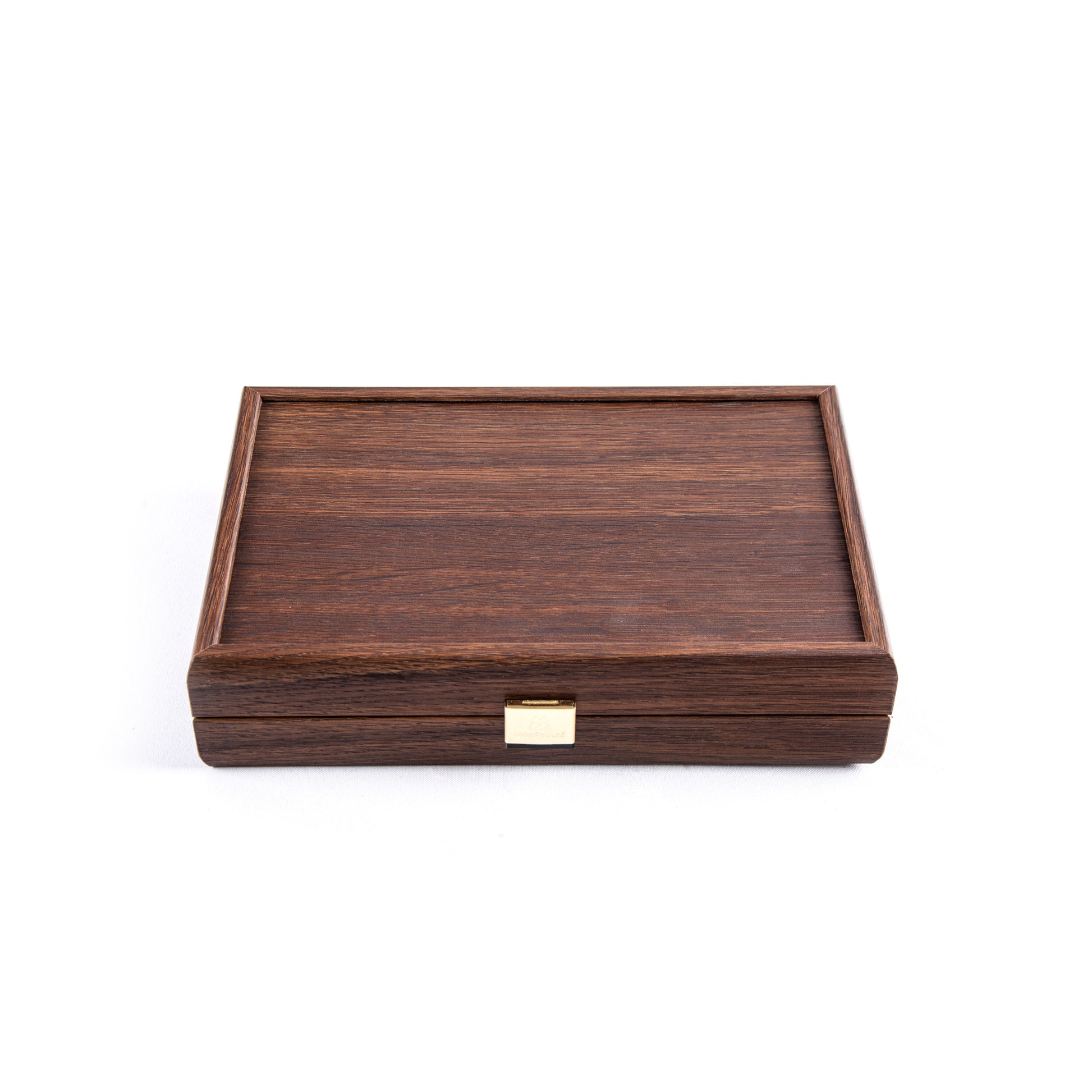Luxury Plastic-Coated Playing Cards in Dark Brown Wooden Case - Perfect for Sophisticated Game Nights - Premium Playing Cards from MANOPOULOS Chess & Backgammon - Just €37! Shop now at MANOPOULOS Chess & Backgammon