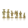MEDIEVAL KNIGHTS Chessmen (Large) - Gold/Brown - Premium Chess from MANOPOULOS Chess & Backgammon - Just €142! Shop now at MANOPOULOS Chess & Backgammon