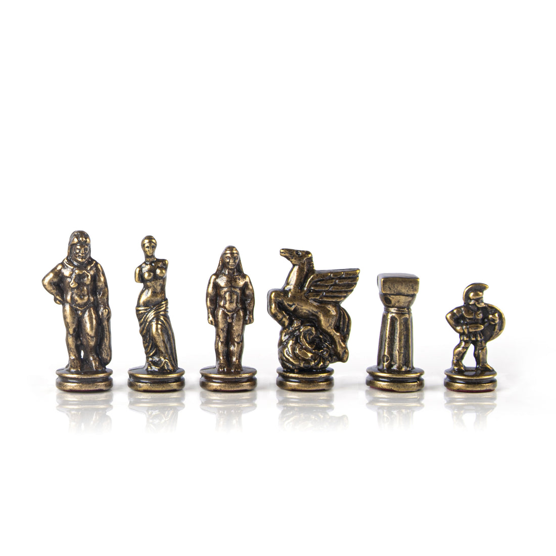 SPARTAN WARRIOR Chessmen  (Small) - Blue/Brown - Premium Chess from MANOPOULOS Chess & Backgammon - Just €69.50! Shop now at MANOPOULOS Chess & Backgammon