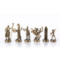 GREEK MYTHOLOGY Chessmen (Extra Large) - Blue/Brown - Premium Chess from MANOPOULOS Chess & Backgammon - Just €350! Shop now at MANOPOULOS Chess & Backgammon
