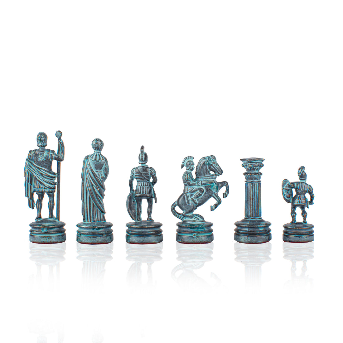 GREEK ROMAN PERIOD Chessmen (Small) - Blue/Brown - Premium Chess from MANOPOULOS Chess & Backgammon - Just €64.90! Shop now at MANOPOULOS Chess & Backgammon