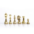 CLASSIC METAL STAUNTON Chessmen  (Small) - Gold/Silver - Premium Chess from MANOPOULOS Chess & Backgammon - Just €69.50! Shop now at MANOPOULOS Chess & Backgammon