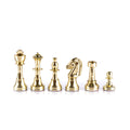 CLASSIC METAL STAUNTON Chessmen  (Medium) - Gold/Silver - Premium Chess from MANOPOULOS Chess & Backgammon - Just €102! Shop now at MANOPOULOS Chess & Backgammon
