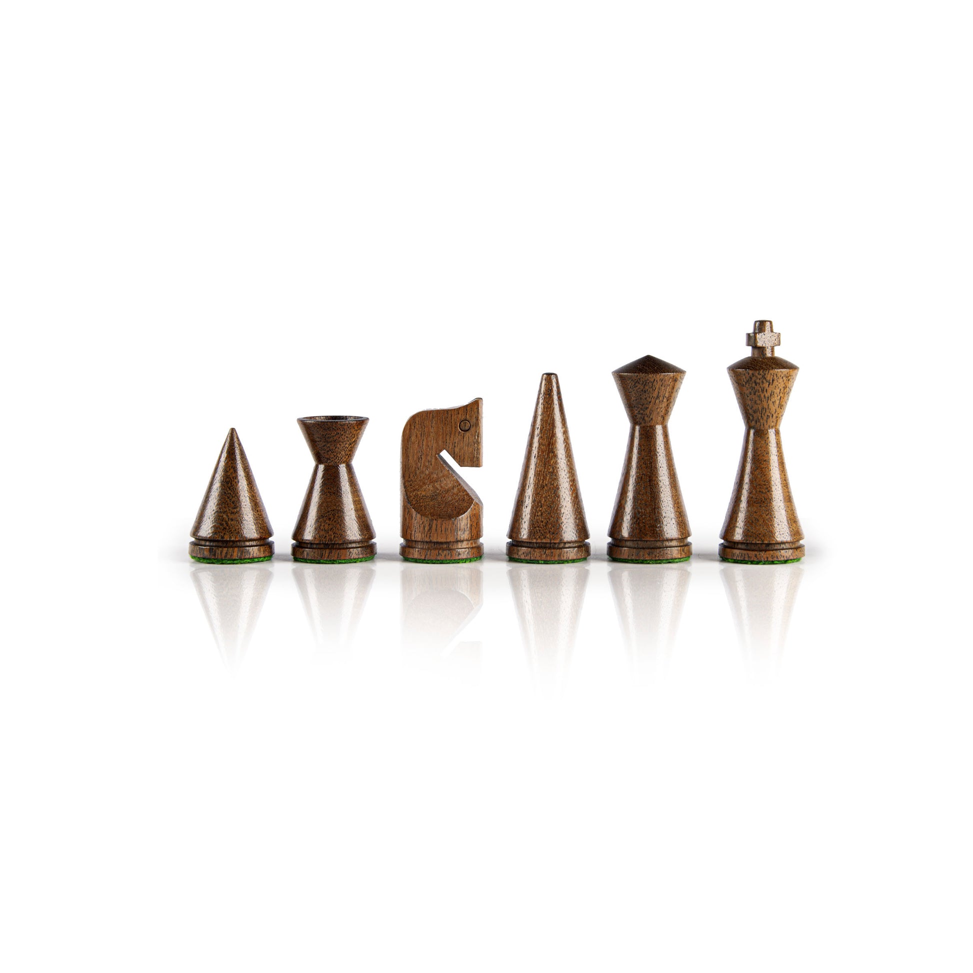 Modern Style Wooden Chessmen in Natural Brown & Ivory - 7.6cm King - Premium Chess from MANOPOULOS Chess & Backgammon - Just €62! Shop now at MANOPOULOS Chess & Backgammon