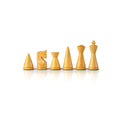 Modern Style Wooden Chessmen in Natural Brown & Ivory - 7.6cm King - Premium Chess from MANOPOULOS Chess & Backgammon - Just €62! Shop now at MANOPOULOS Chess & Backgammon