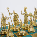 GREEK MYTHOLOGY CHESS SET with gold/silver chessmen and bronze chessboard 54 x 54cm (Extra Large) - Premium Chess from MANOPOULOS Chess & Backgammon - Just €585! Shop now at MANOPOULOS Chess & Backgammon