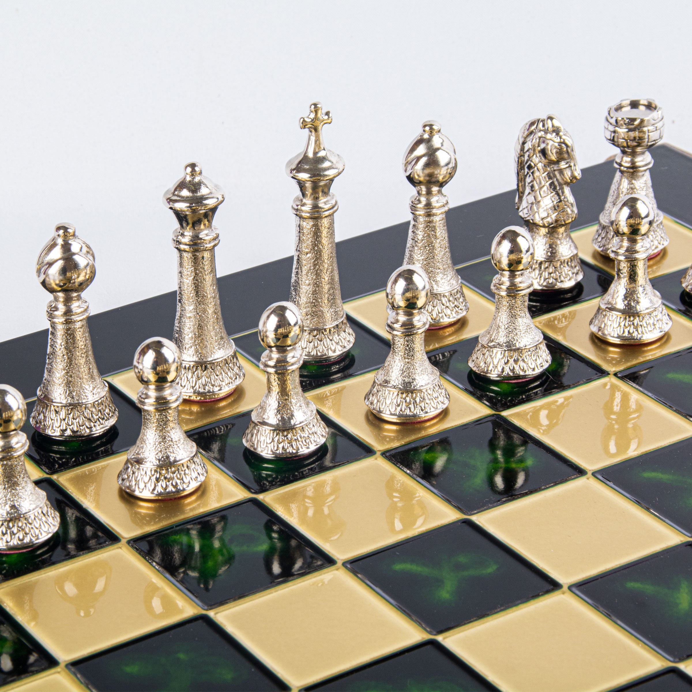 Manopoulos Metal on sale Chess Set