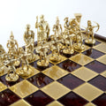 ARCHERS CHESS SET in wooden box with gold/silver chessmen and bronze chessboard (Large) - Premium Chess from MANOPOULOS Chess & Backgammon - Just €239! Shop now at MANOPOULOS Chess & Backgammon