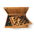 Olive Burl Chess Set with Modern Chessmen - Handcrafted Artisan Set - Premium Chess from MANOPOULOS Chess & Backgammon - Just €220! Shop now at MANOPOULOS Chess & Backgammon