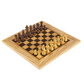 Olive Burl Chess Set - 50x50cm with Staunton Chessmen (9.5cm King) - Premium Chess from MANOPOULOS Chess & Backgammon - Just €240! Shop now at MANOPOULOS Chess & Backgammon