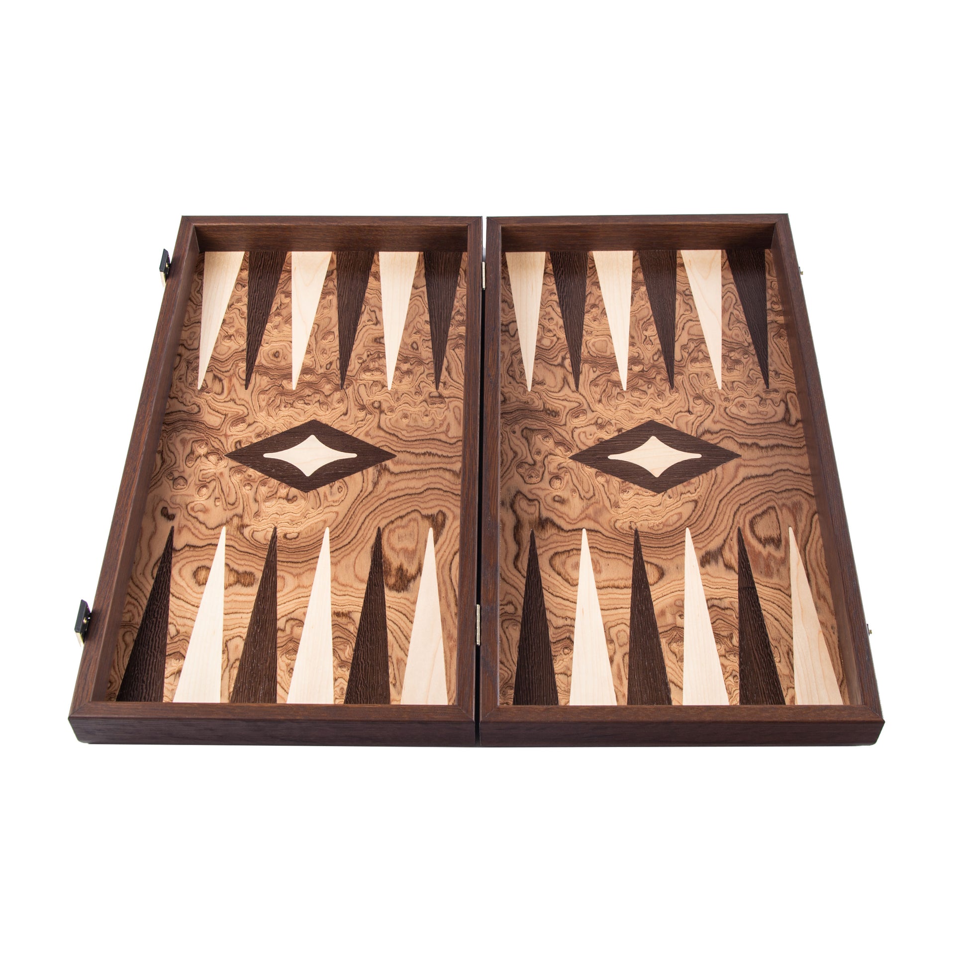 WALNUT BURL Backgammon - Premium Backgammon from MANOPOULOS Chess & Backgammon - Just €129! Shop now at MANOPOULOS Chess & Backgammon