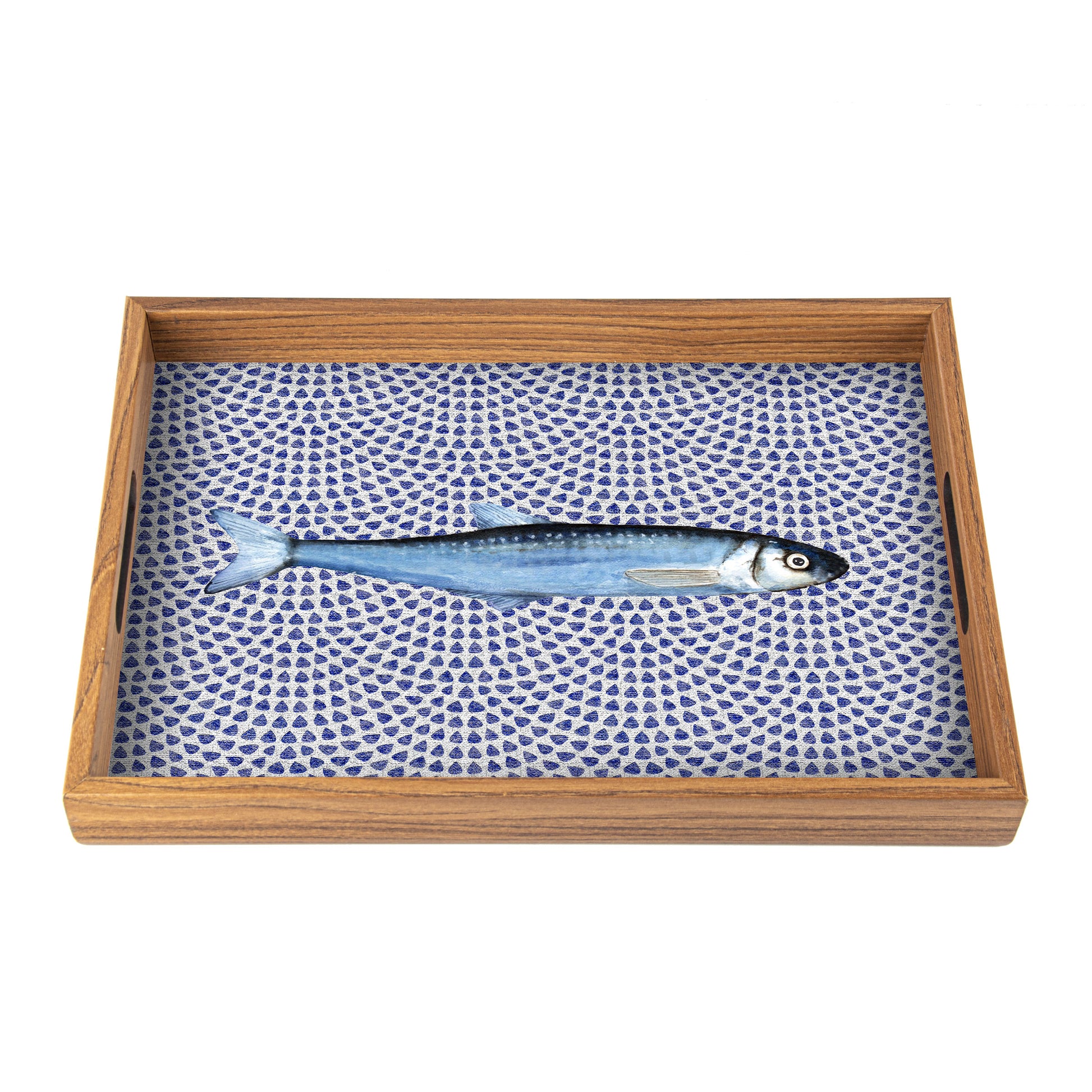 Handcrafted Wooden Tray with Fish Design - Artistic Home Décor - Premium Decorative Objects from MANOPOULOS Chess & Backgammon - Just €25! Shop now at MANOPOULOS Chess & Backgammon
